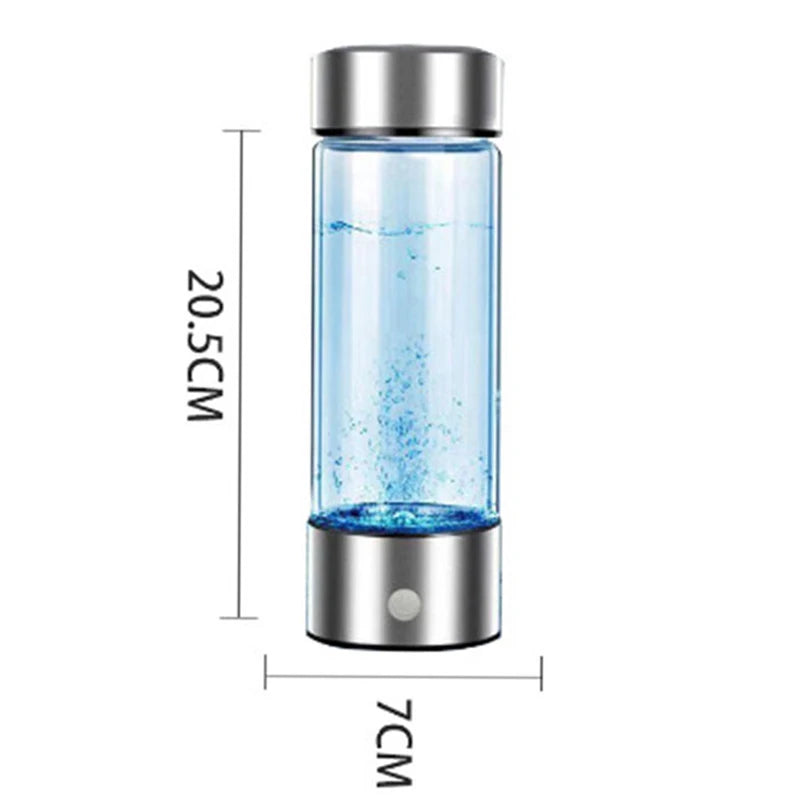 420Ml Hydrogen-Rich Water Cup Electric Hydrogen Rich Water Generator Bottle Titanium Quality Filter Portable Antioxidant Lonizer